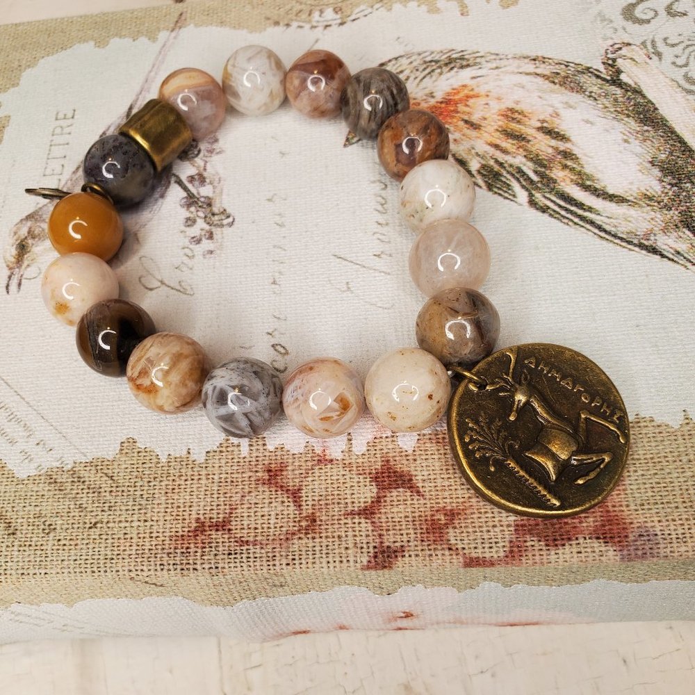 Coin Charm Bracelet